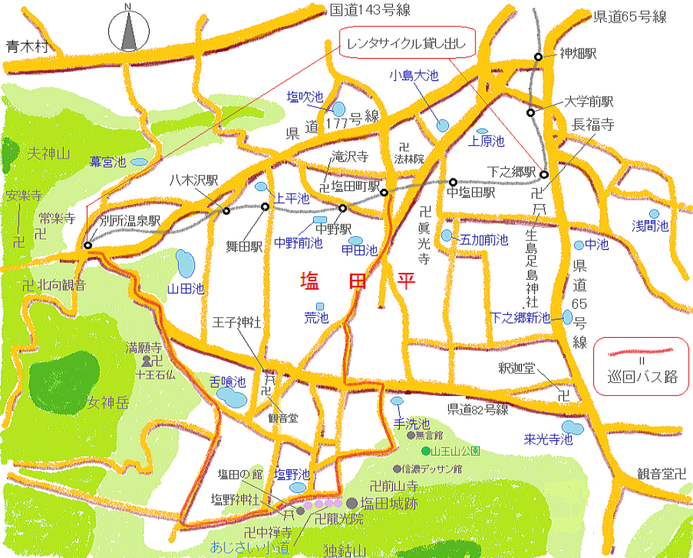 ���c�������̊G�n�}